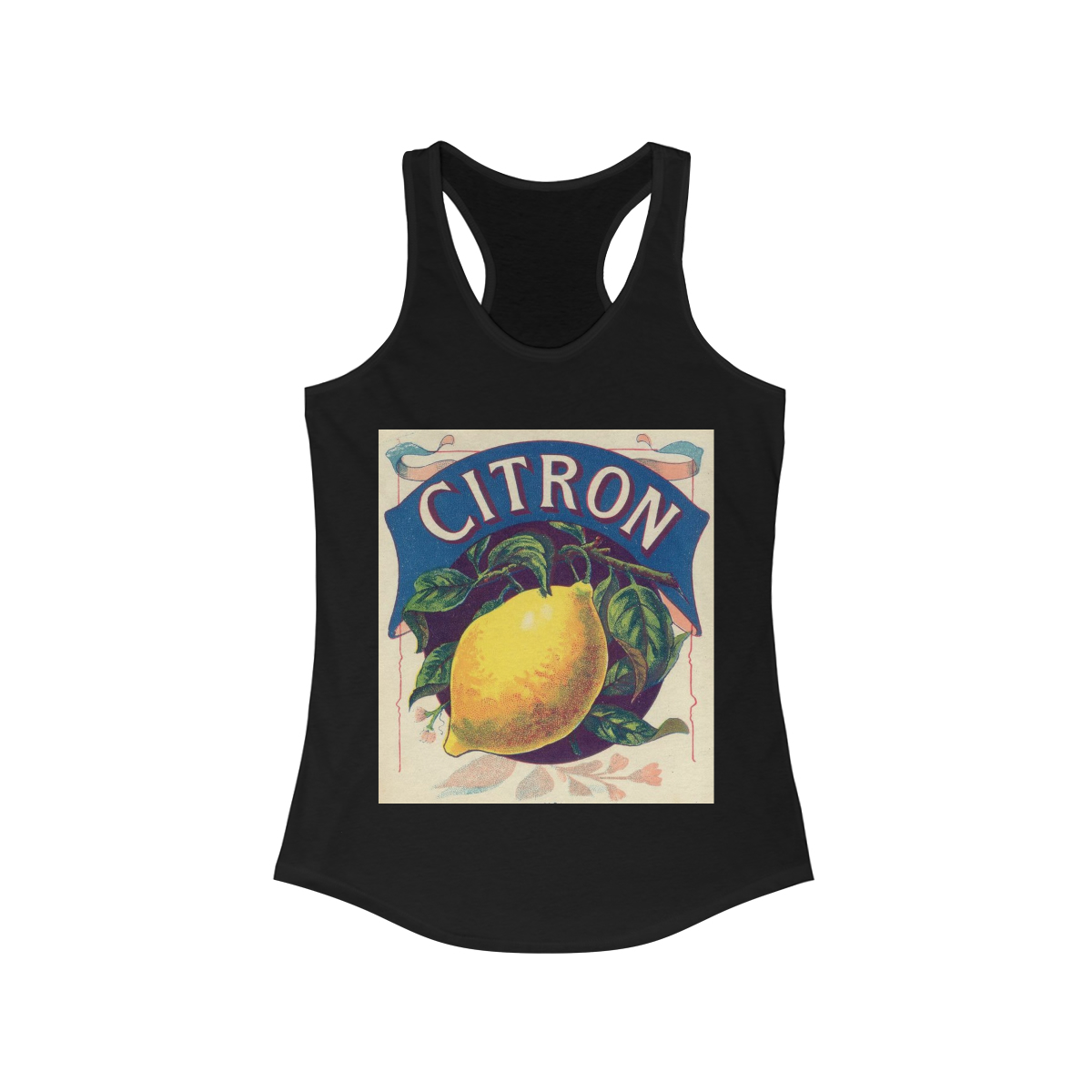 Citron Brand Printed on a Women's Racerback Tank - Image 3