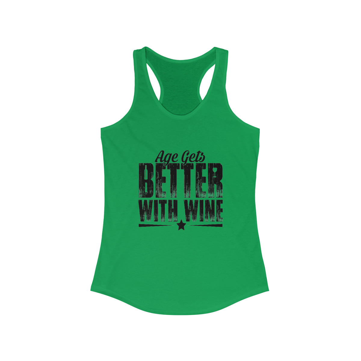 Age Gets Better With Wine Women's Ideal Racerback Tank - Image 7