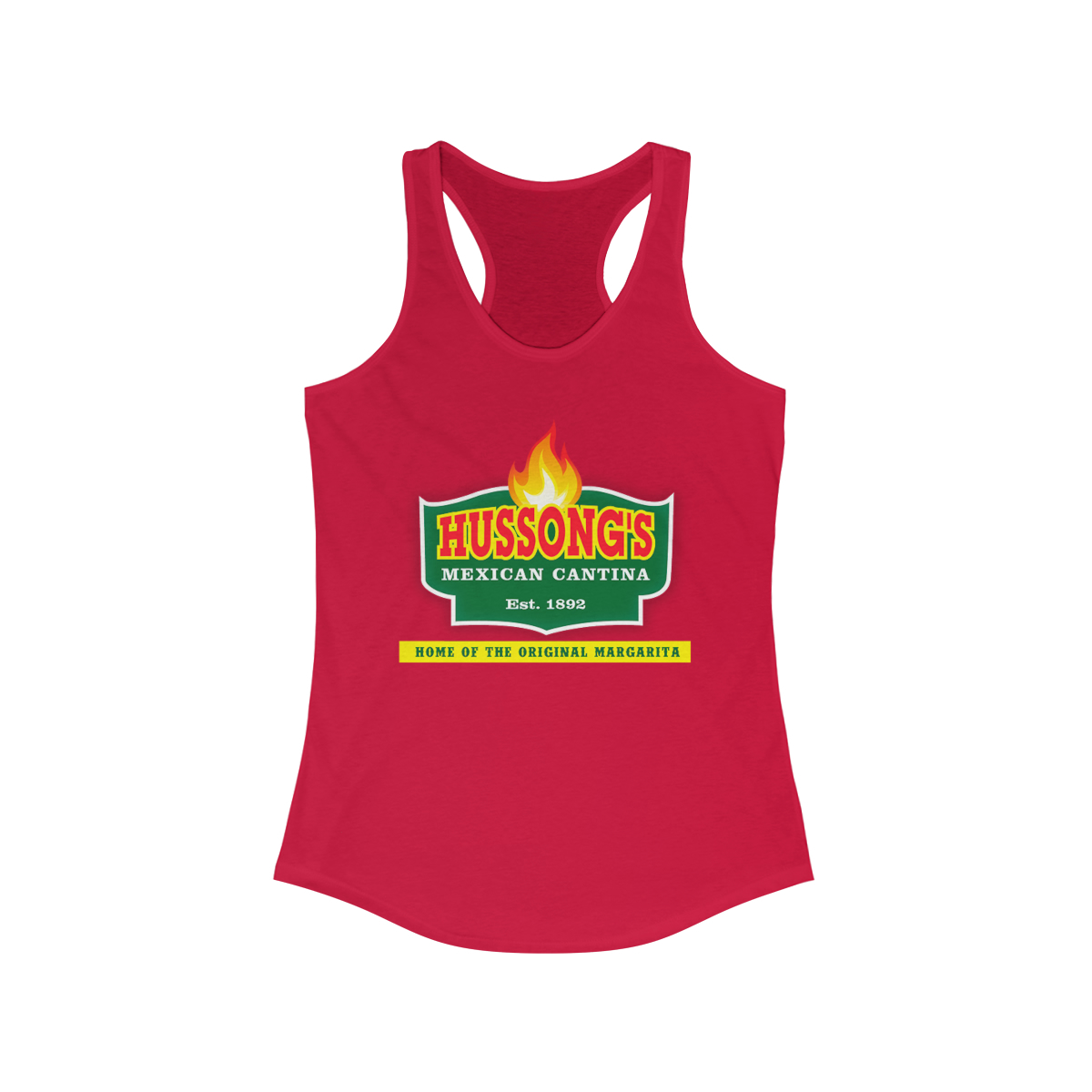 Hussong's Cantina, Ensenada, Baja California. Women's Racerback Tank - Image 5