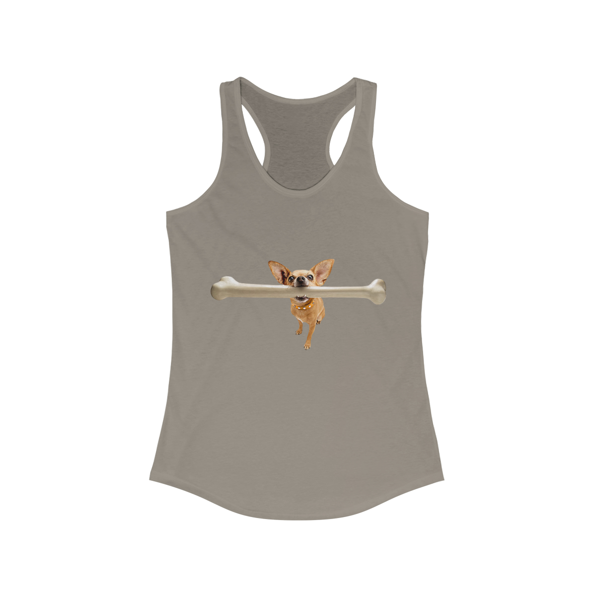 Dog Bone - Women's Ideal Racerback Tank - Image 7