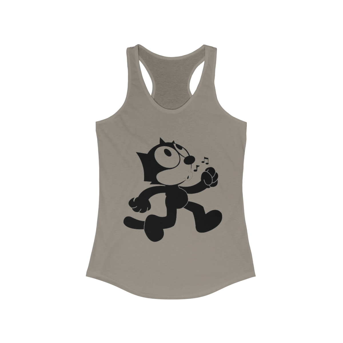 Felix The Cat Printed on a Women's Racerback Tank - Image 7