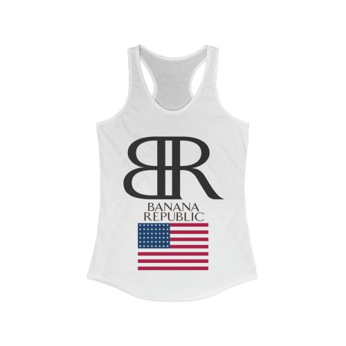 Banana Republic USA Printed on a Women's Racerback Tank