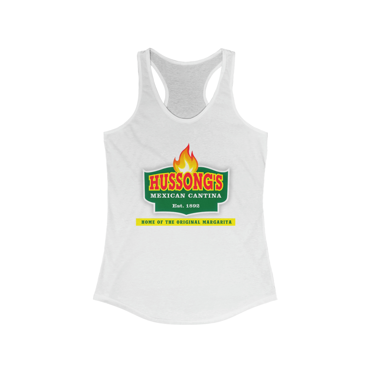 Hussong's Cantina, Ensenada, Baja California. Women's Racerback Tank