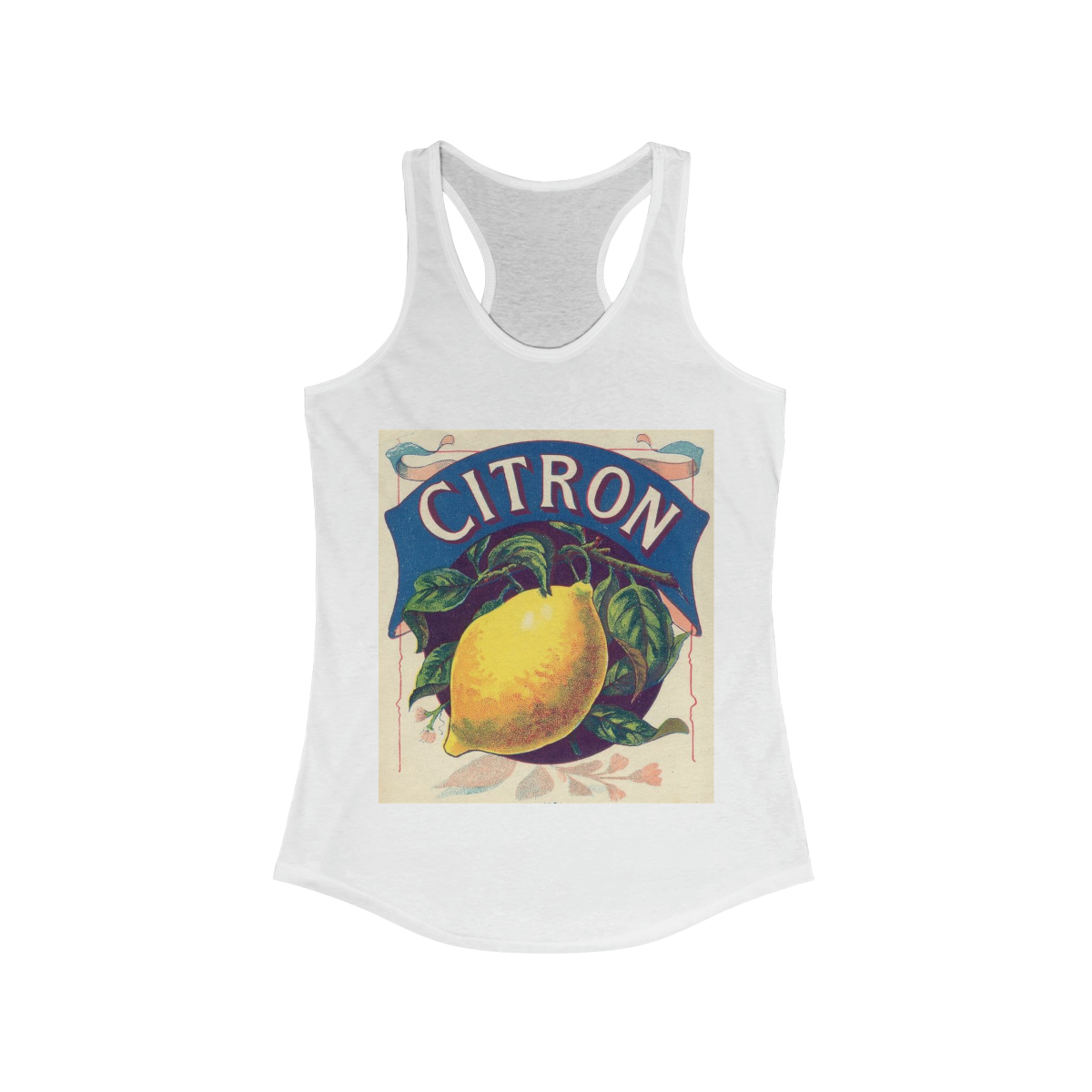 Citron Brand Printed on a Women's Racerback Tank