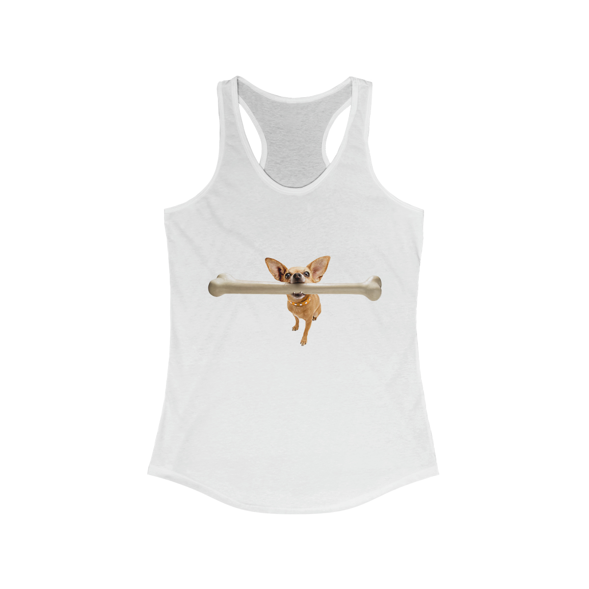 Dog Bone - Women's Ideal Racerback Tank - Image 3