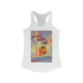 1939 World's Fair on a Women's Racerback Tank