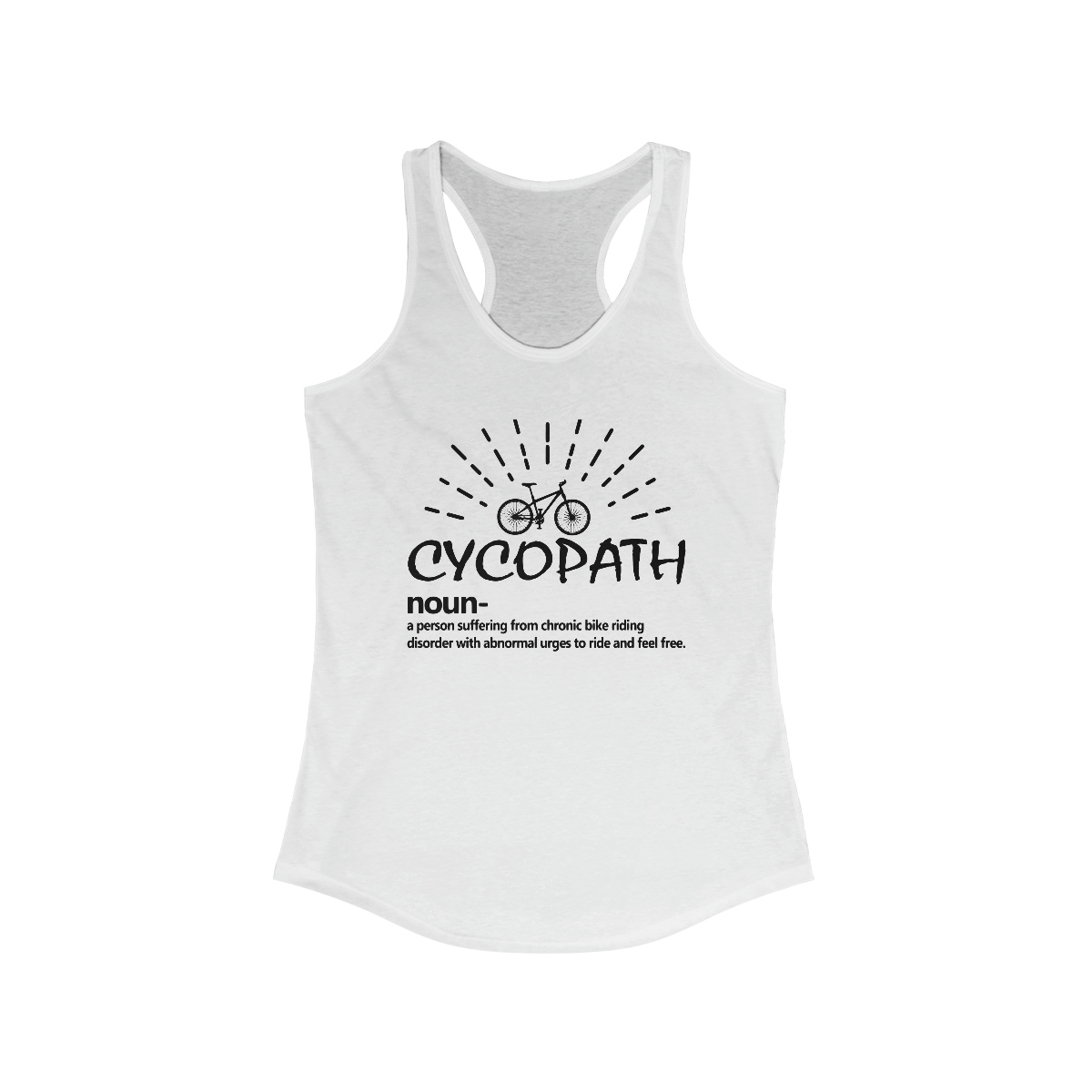Cycopath Bicycle Women's Ideal Racerback Tank