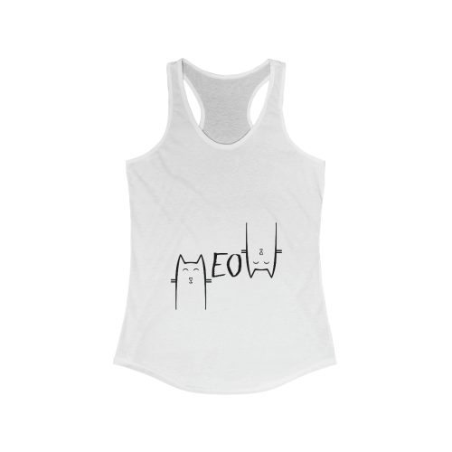 Meow Cat Women's Ideal Racerback Tank