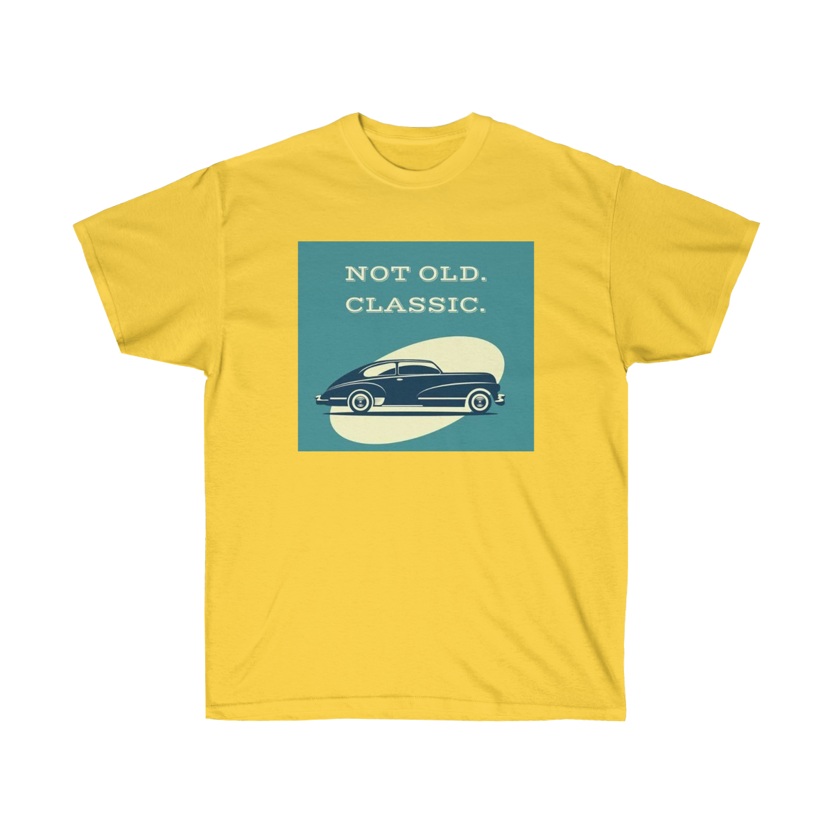 NOT OLD, CLASSIC Printed on a Unisex Ultra Cotton Tee - Image 11