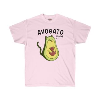 Avogato Cat Printed on a Unisex Ultra Cotton Tee