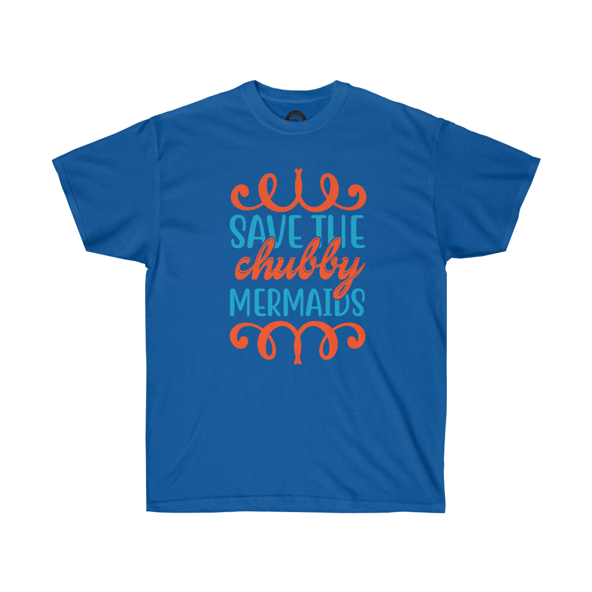Save the Chubby Mermaids on a Unisex Ultra Cotton Tee - Image 9