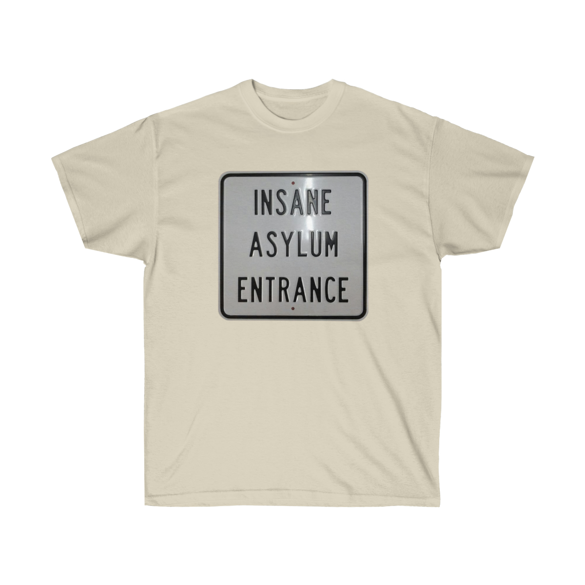 Insane Asylum Entrance - Unisex Ultra Cotton Tee - Image 7