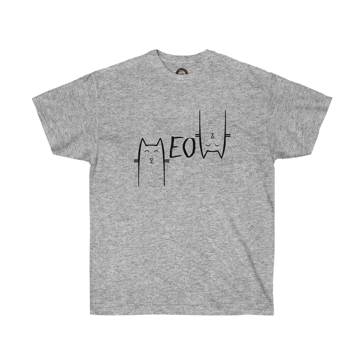 Meow Cat Unisex Ultra Cotton Tee - Image 7