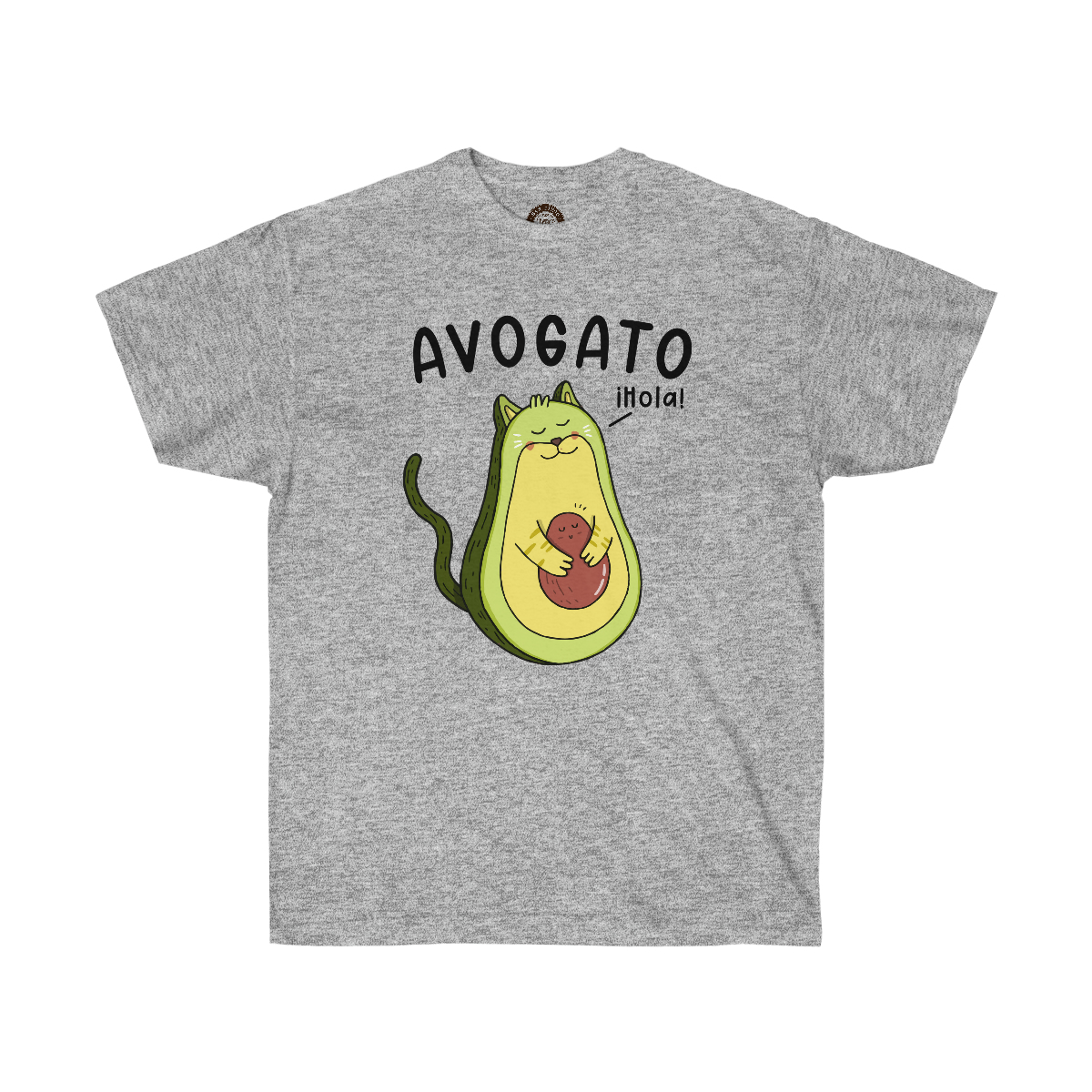 Avogato Cat Printed on a Unisex Ultra Cotton Tee - Image 7