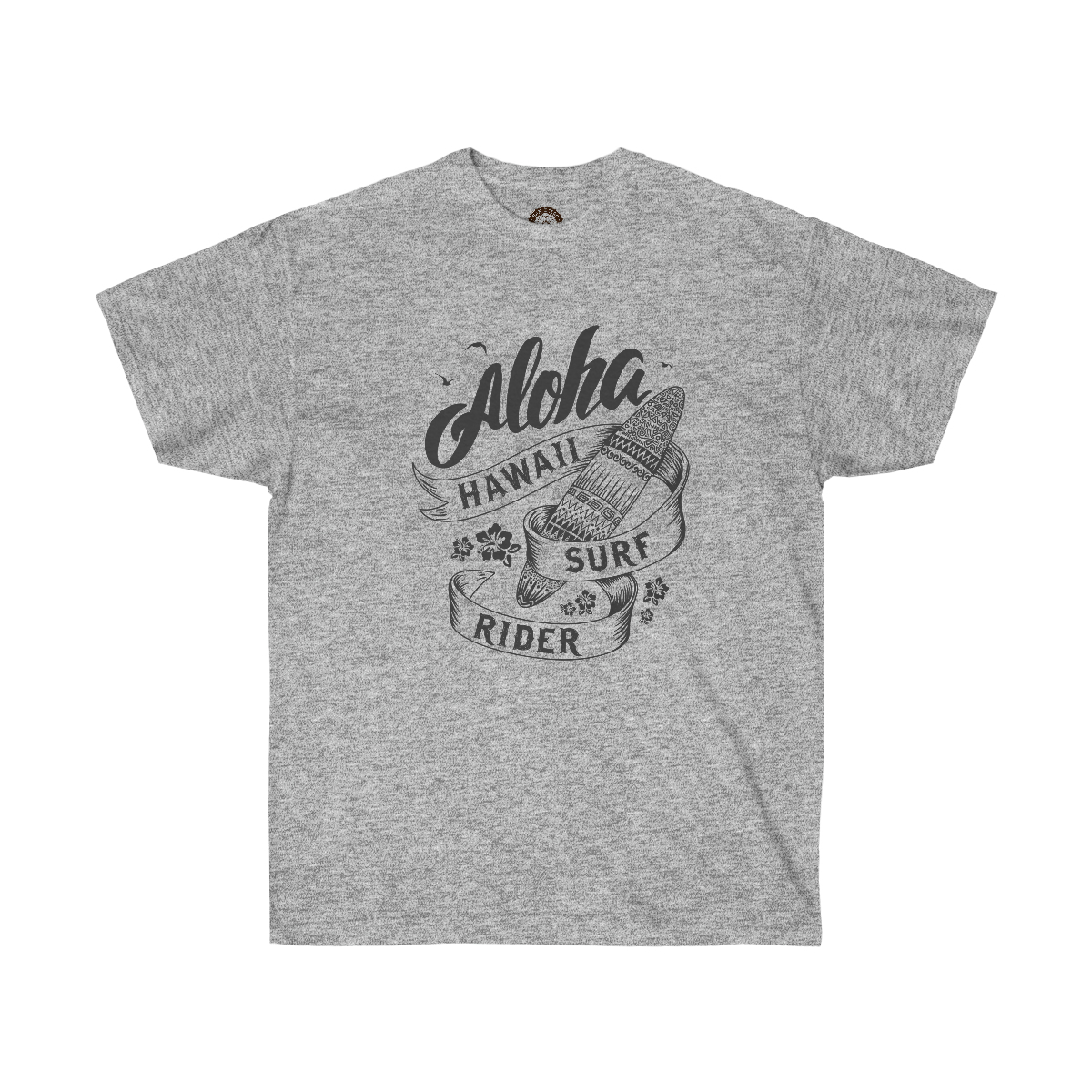 Aloha Hawaii Summer Printed on a Unisex Ultra Cotton Tee - Image 5