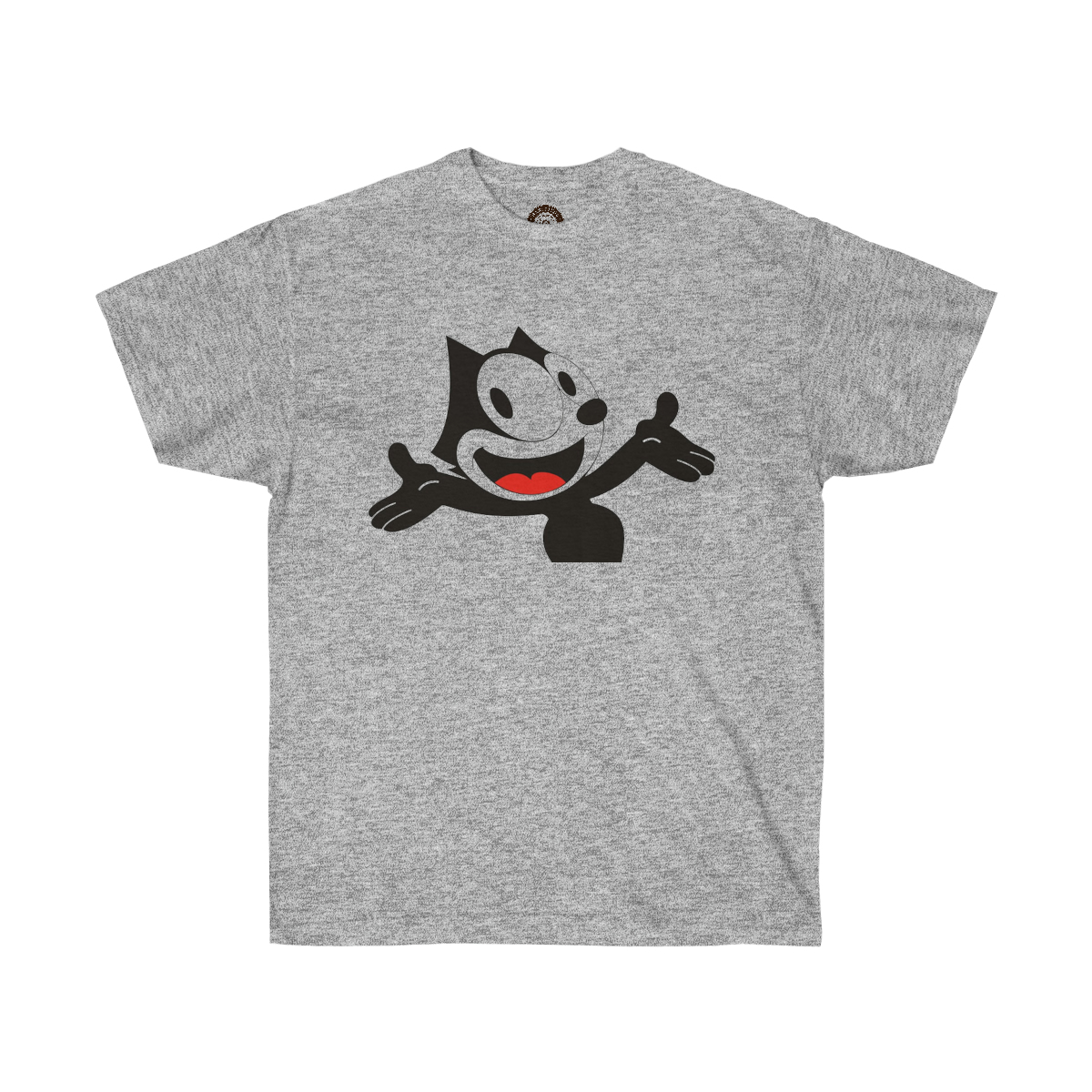 Felix The Cat Smiling From a Unisex Ultra Cotton Tee - Image 3