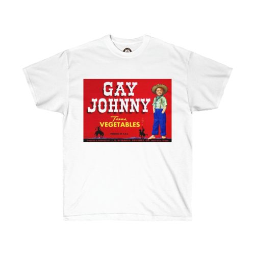 Gay Johnny Brand Printed on a Unisex Ultra Cotton Tee