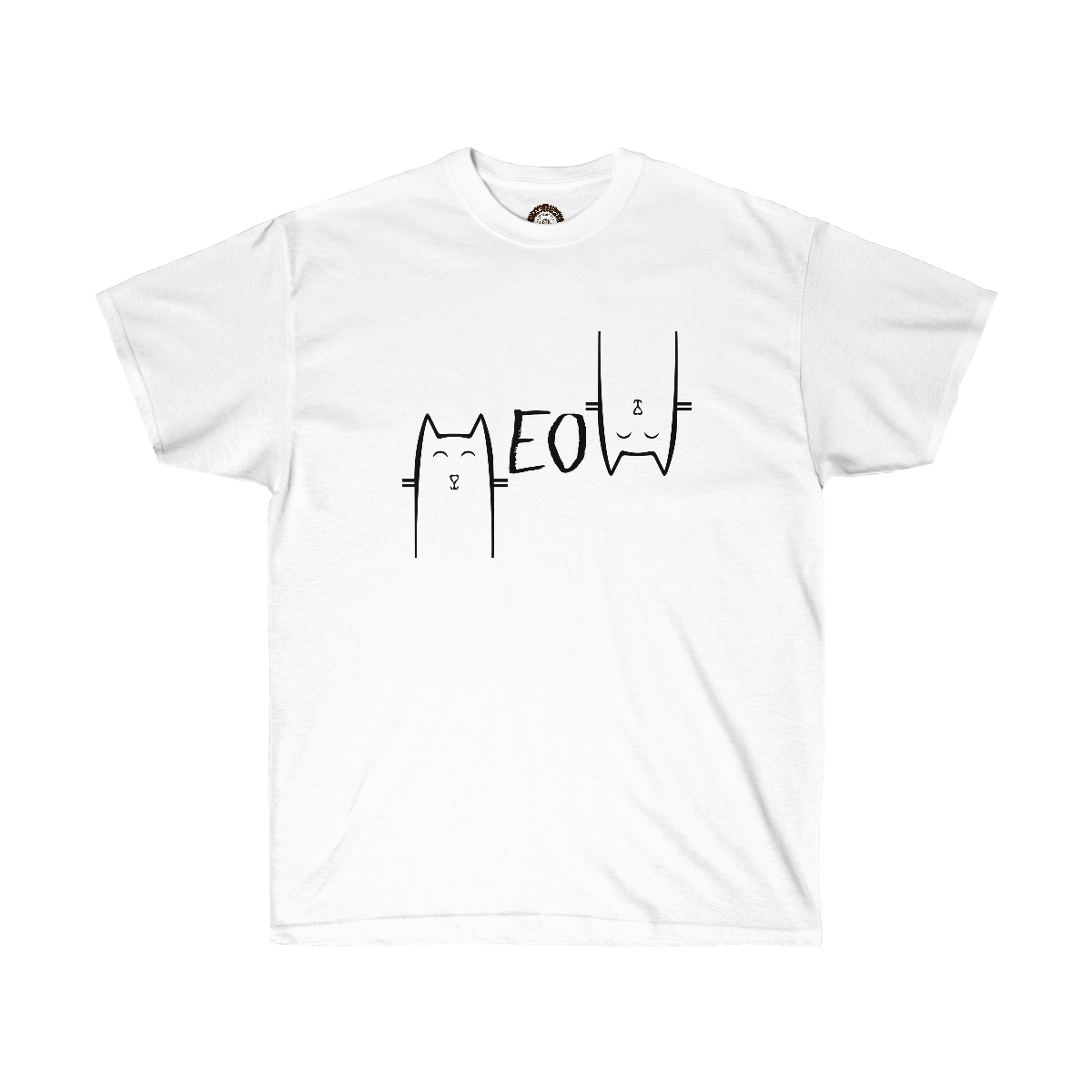 Meow Cat Unisex Ultra Cotton Tee - Image 3