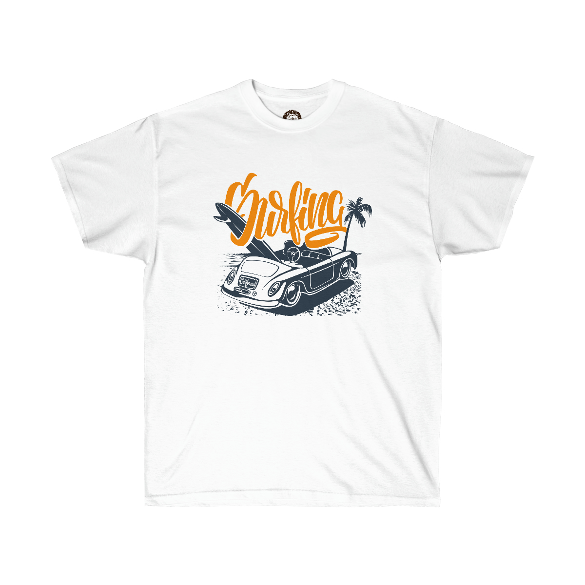Surfing Convertible Printed on a Unisex Ultra Cotton Tee