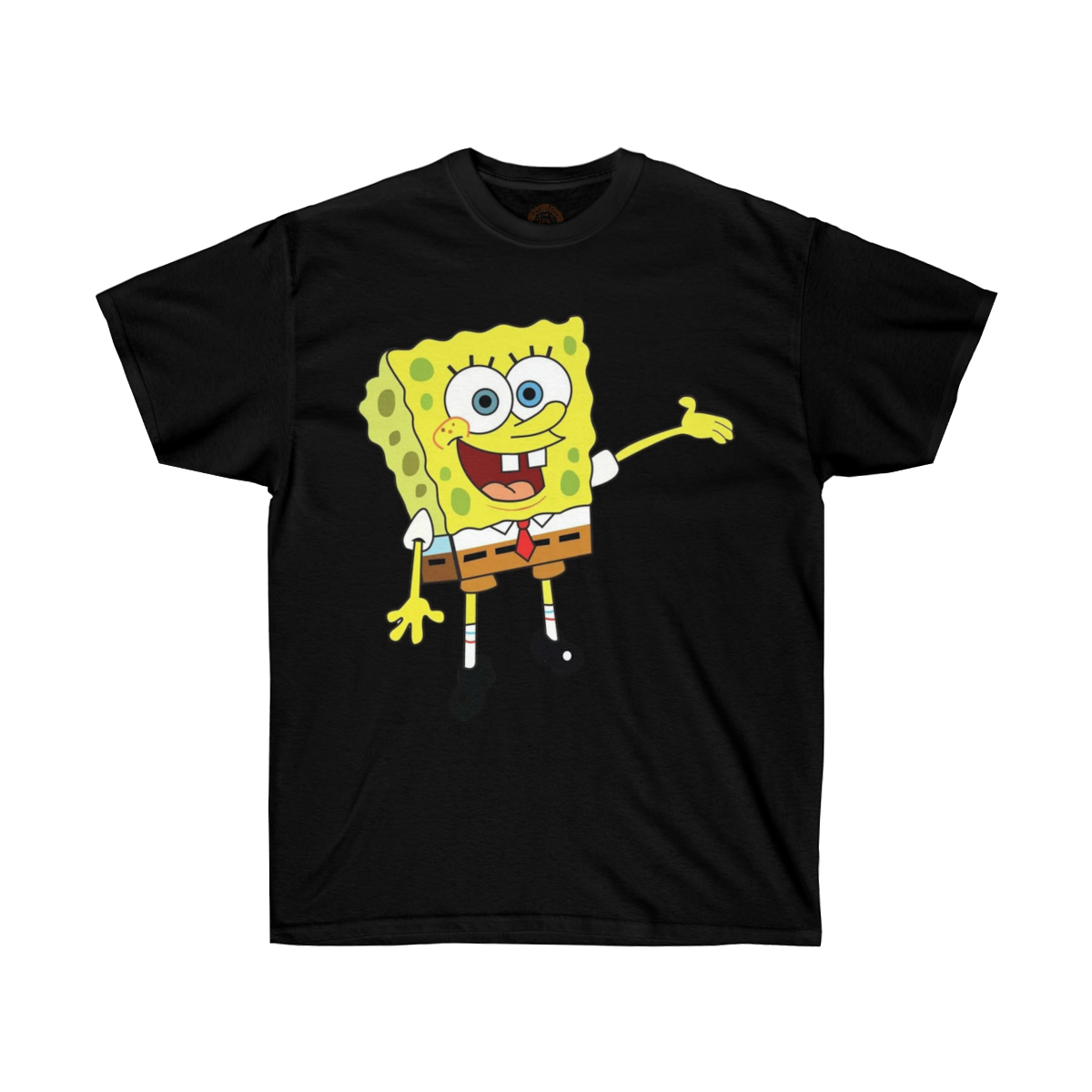 SpongeBob Square Pants Printed on a Unisex Cotton Tee - Image 3