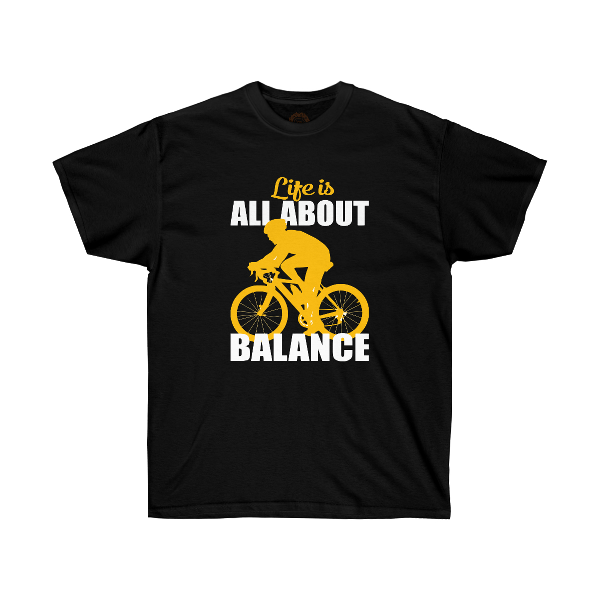 Life is All About Balance Bicycle Unisex Ultra Cotton Tee