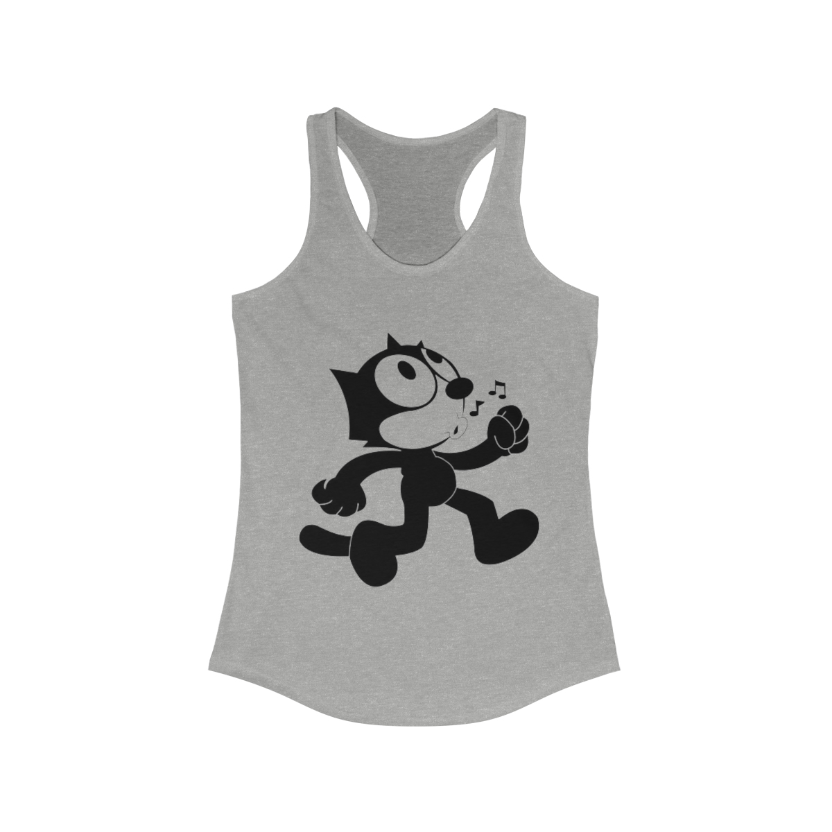 Felix The Cat Printed on a Women's Racerback Tank - Image 5