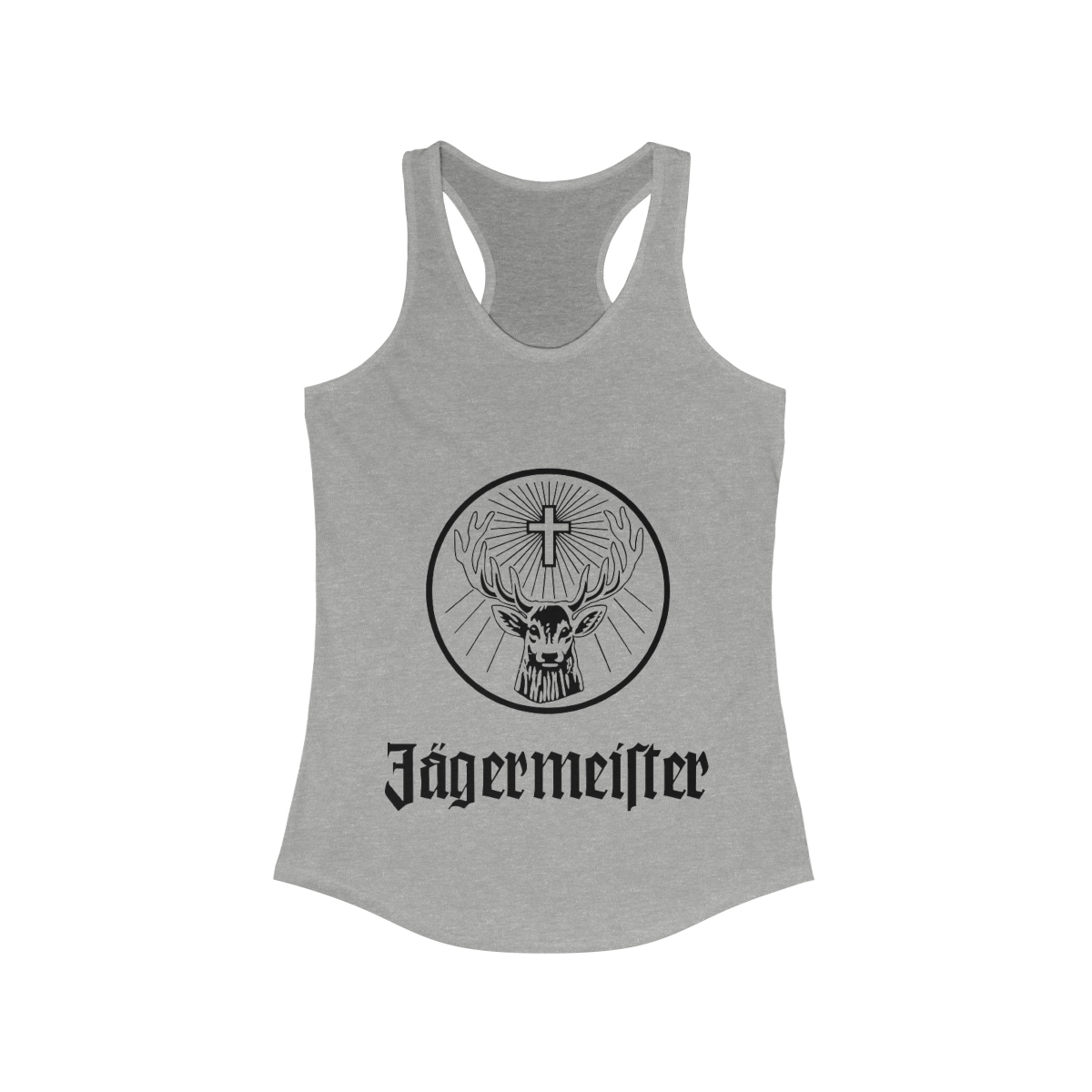 Jägermeister Logo Printed on a Women's Racerback Tank
