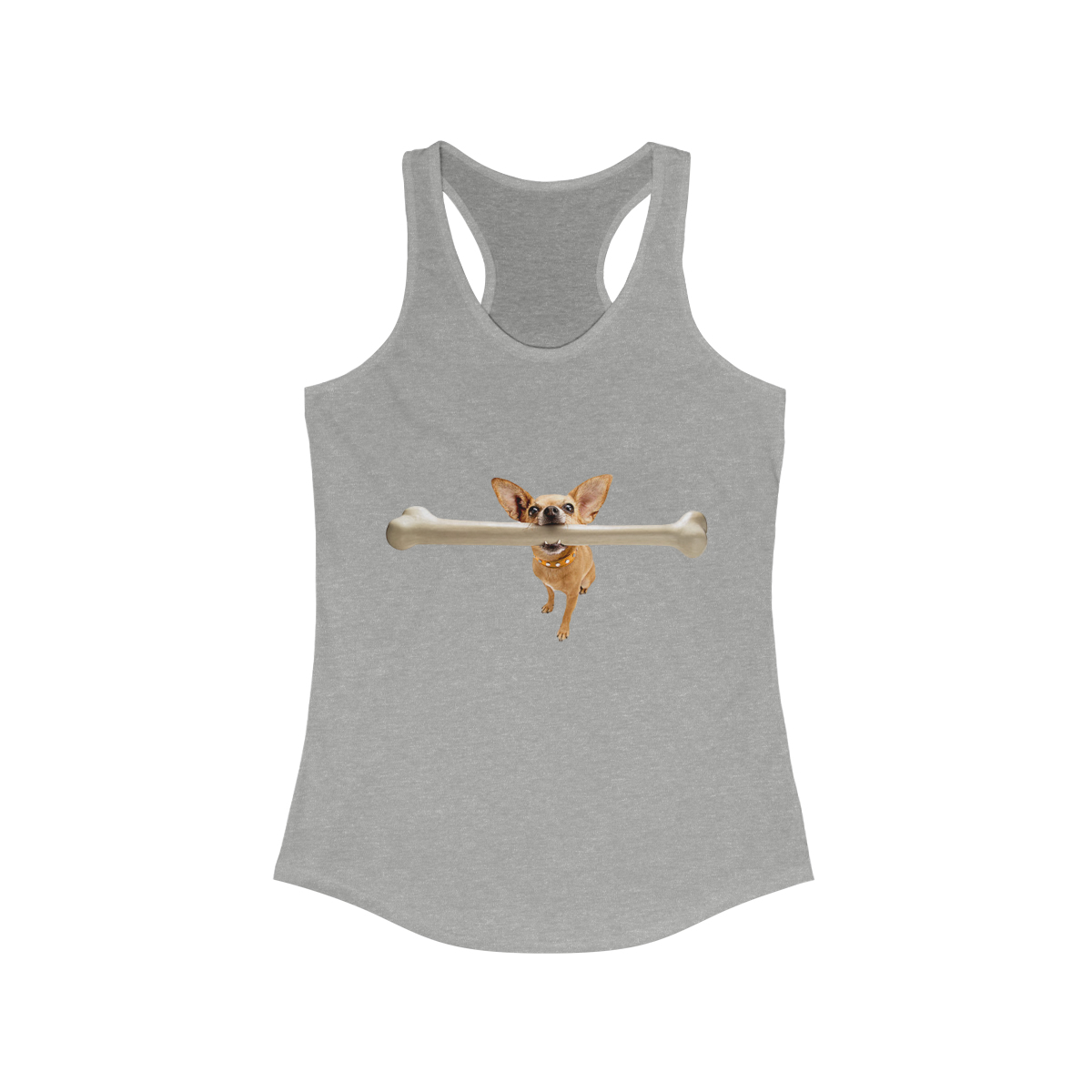 Dog Bone - Women's Ideal Racerback Tank - Image 5
