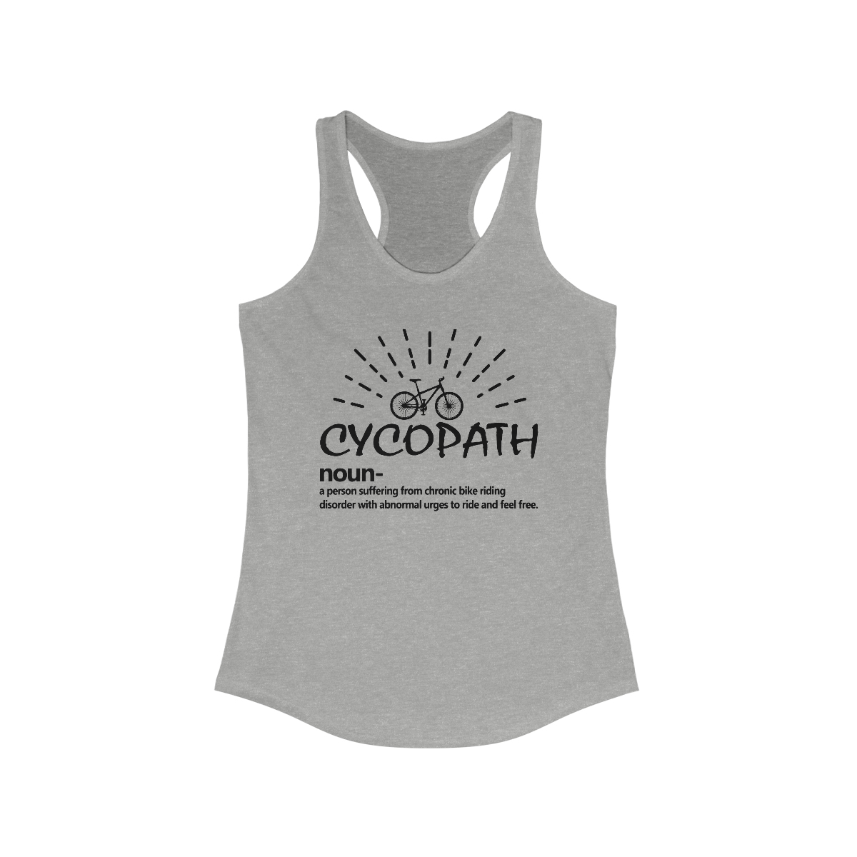 Cycopath Bicycle Women's Ideal Racerback Tank - Image 2