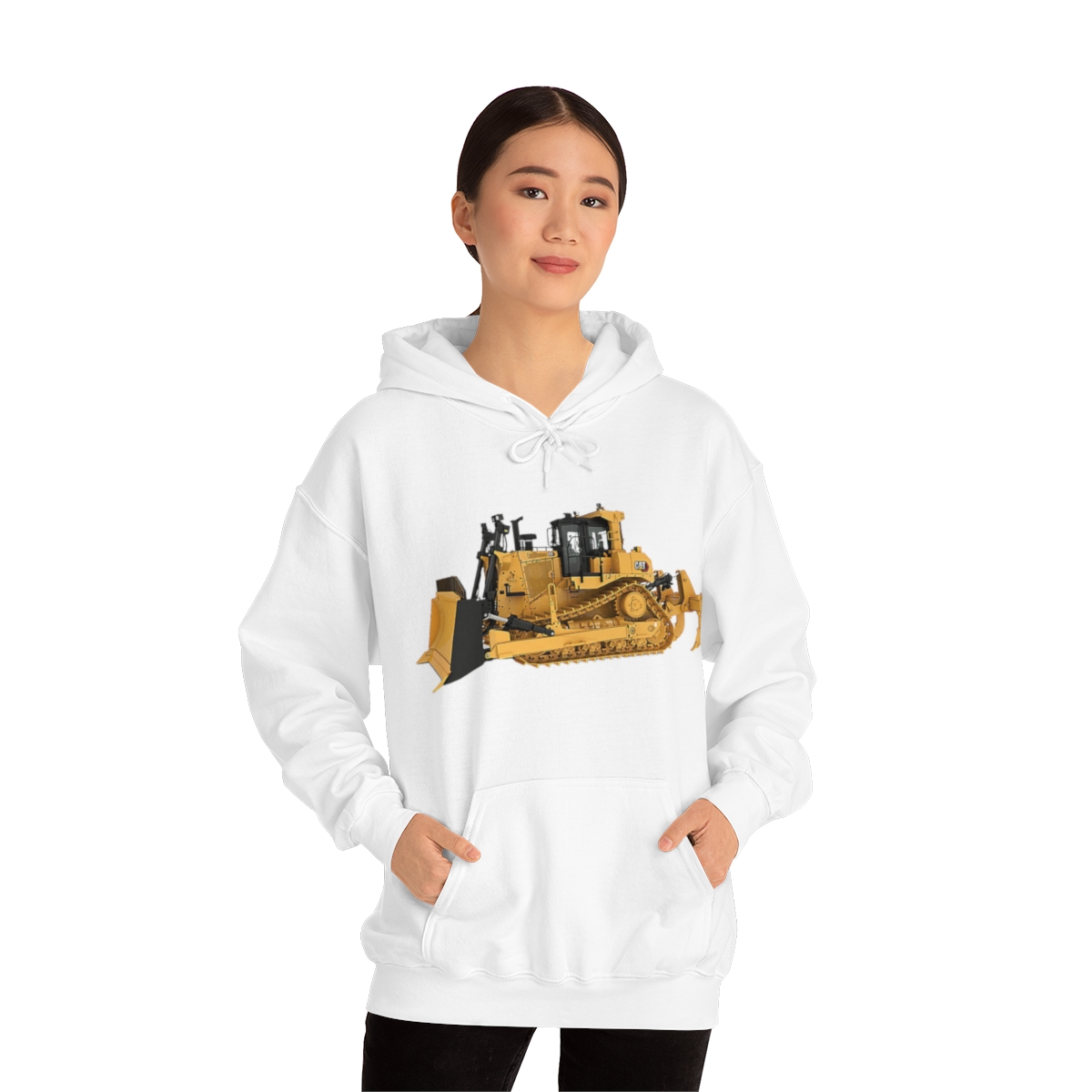 CAT D9 Printed on a Unisex Heavy Blend™ Hooded Sweatshirt - Image 12