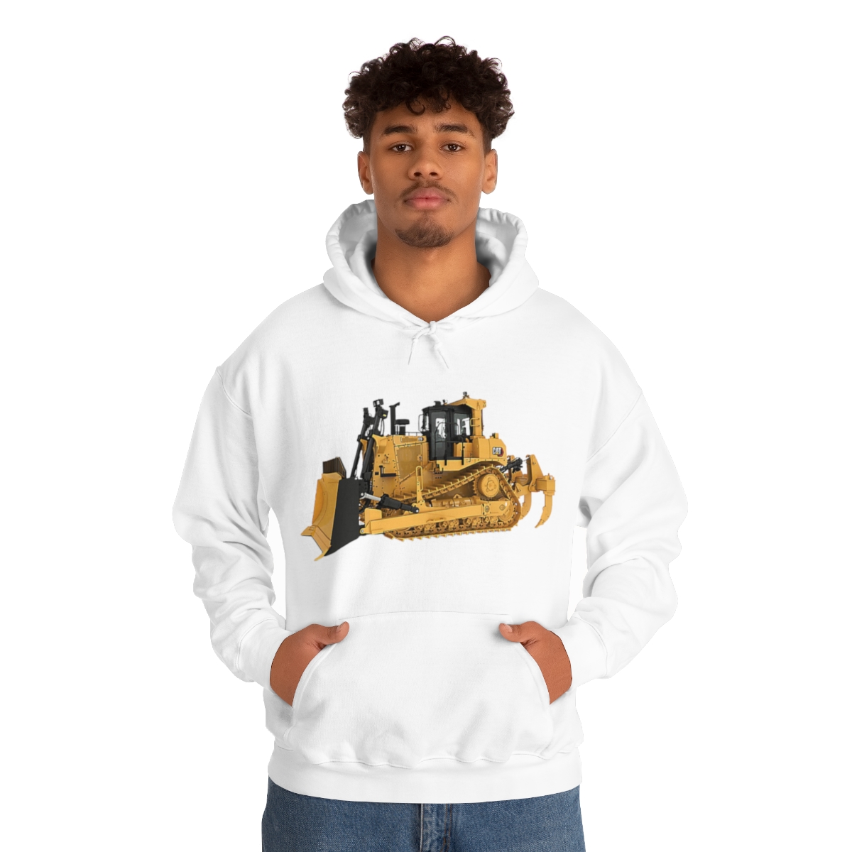 CAT D9 Printed on a Unisex Heavy Blend™ Hooded Sweatshirt - Image 13