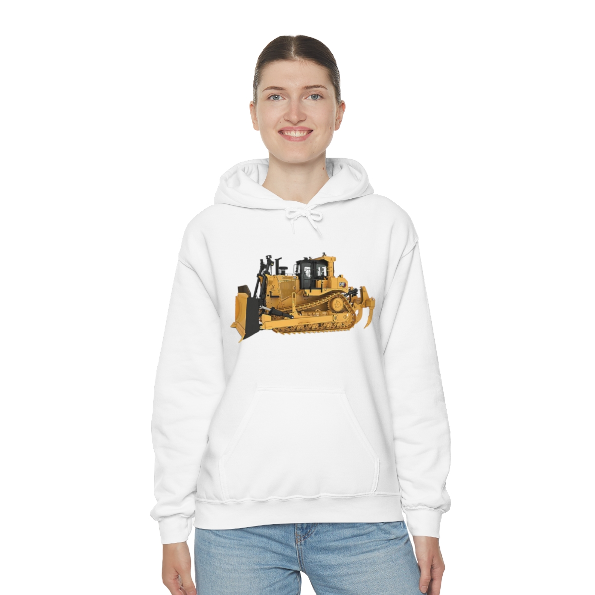 CAT D9 Printed on a Unisex Heavy Blend™ Hooded Sweatshirt - Image 14