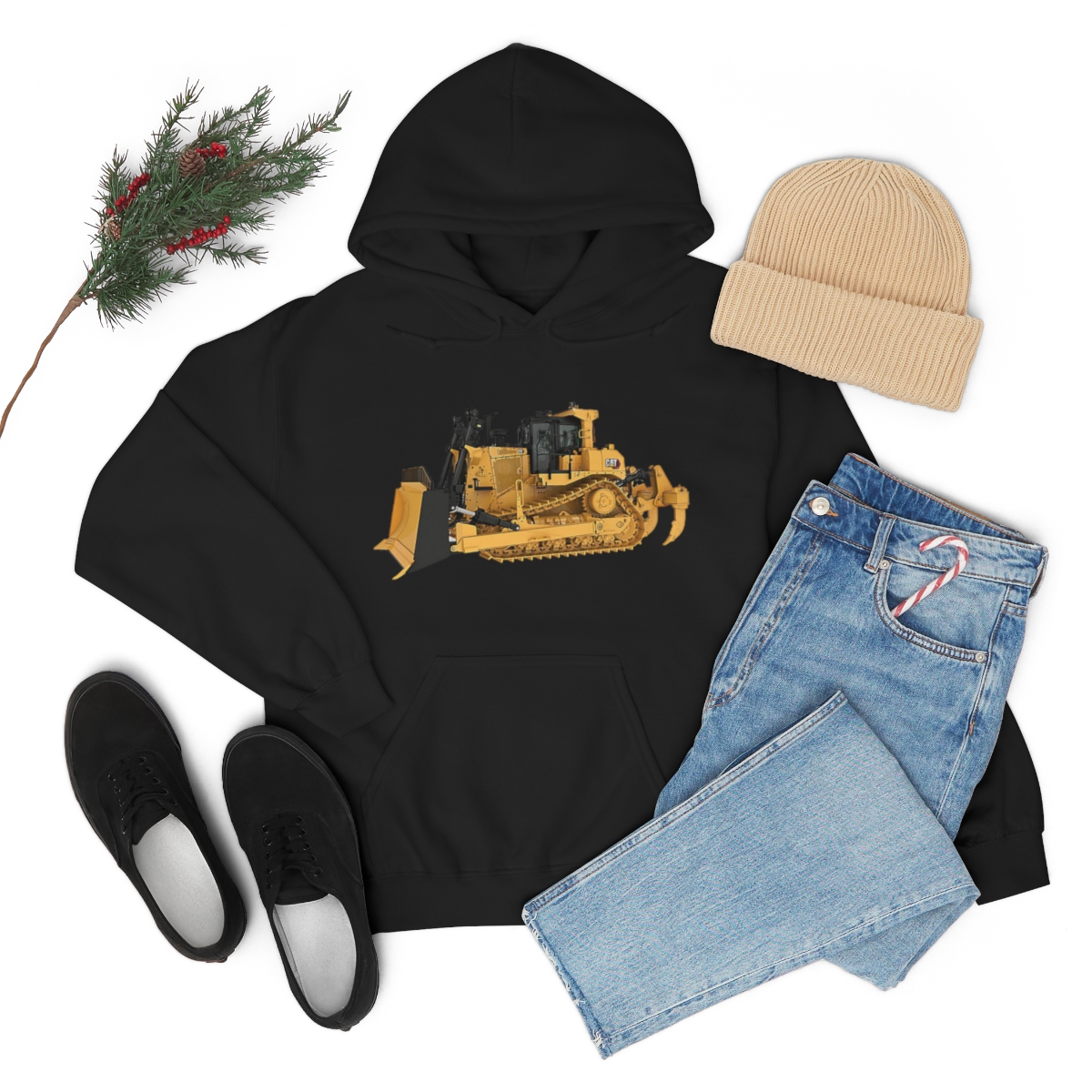 CAT D9 Printed on a Unisex Heavy Blend™ Hooded Sweatshirt - Image 26