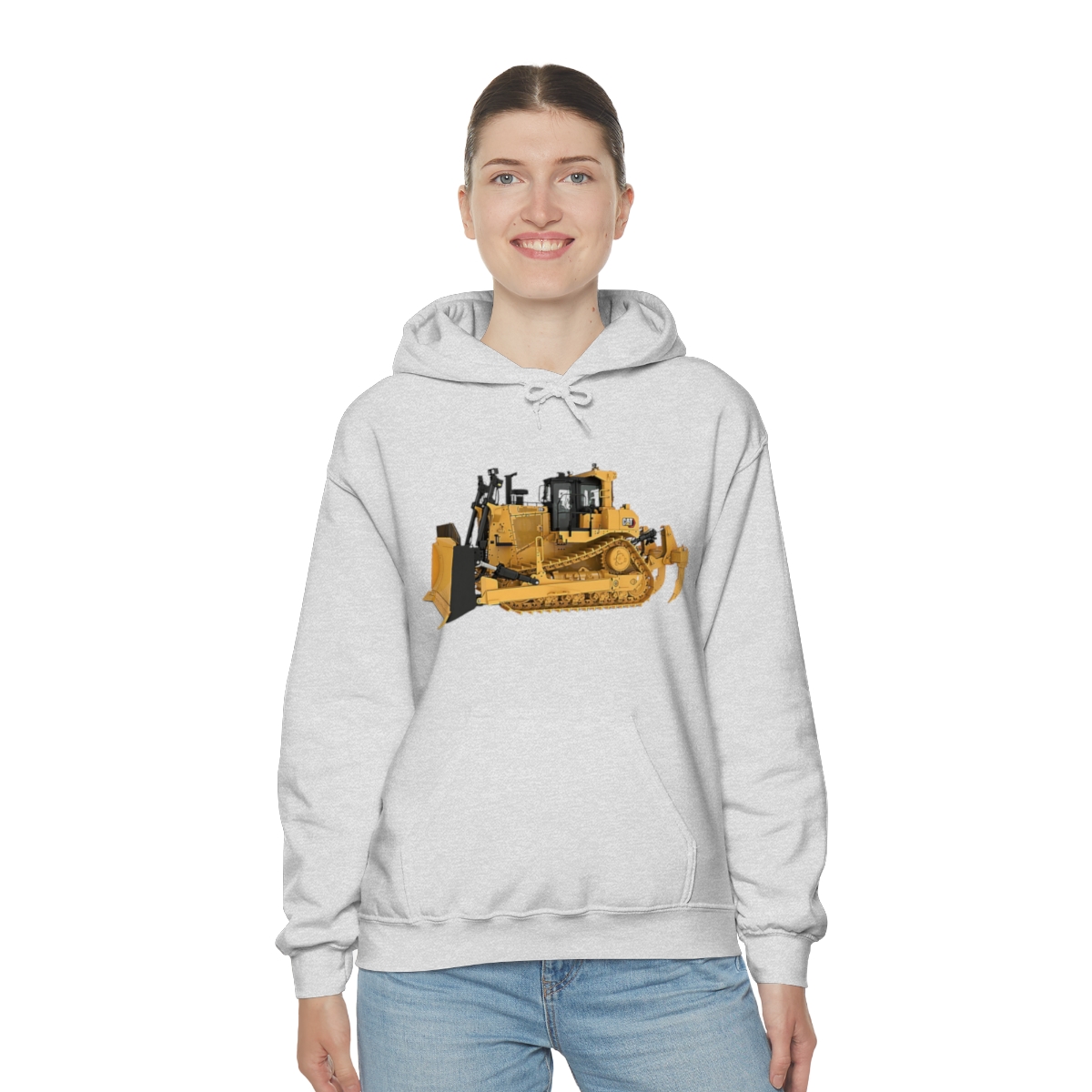 CAT D9 Printed on a Unisex Heavy Blend™ Hooded Sweatshirt - Image 5