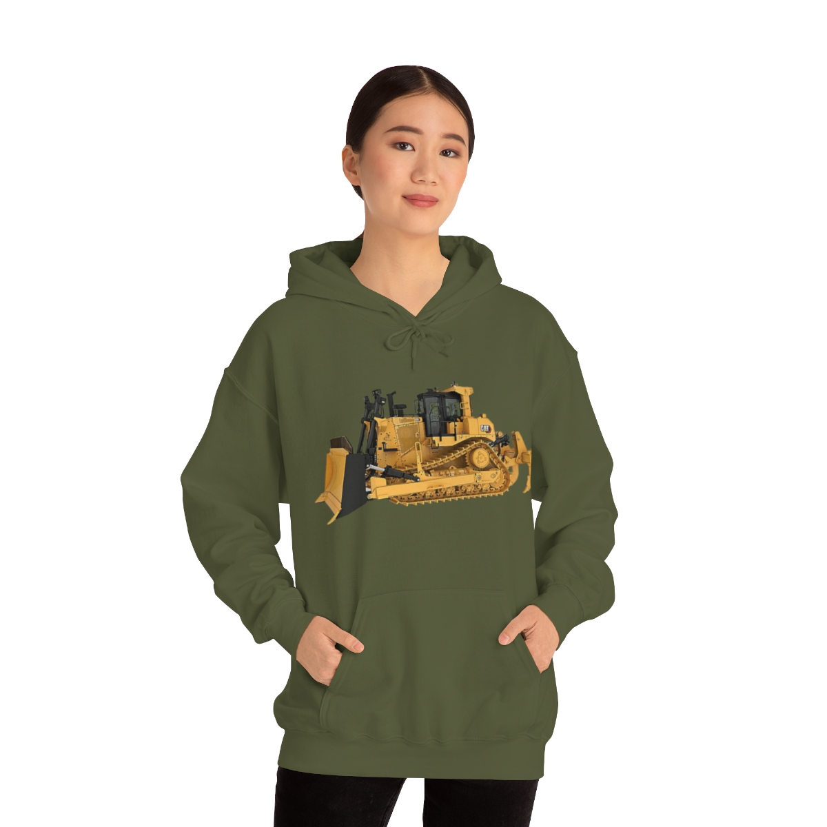 CAT D9 Printed on a Unisex Heavy Blend™ Hooded Sweatshirt - Image 39
