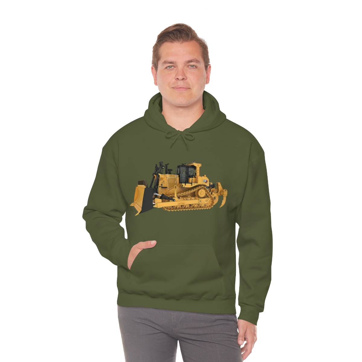 CAT D9 Printed on a Unisex Heavy Blend™ Hooded Sweatshirt - Image 42