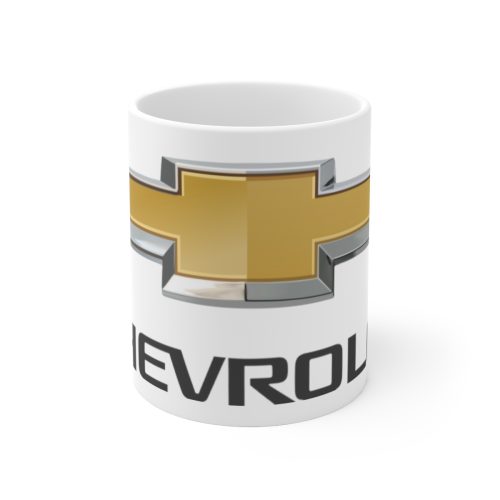 Chevrolet Logo Printed on a Large Ceramic Mug 11oz