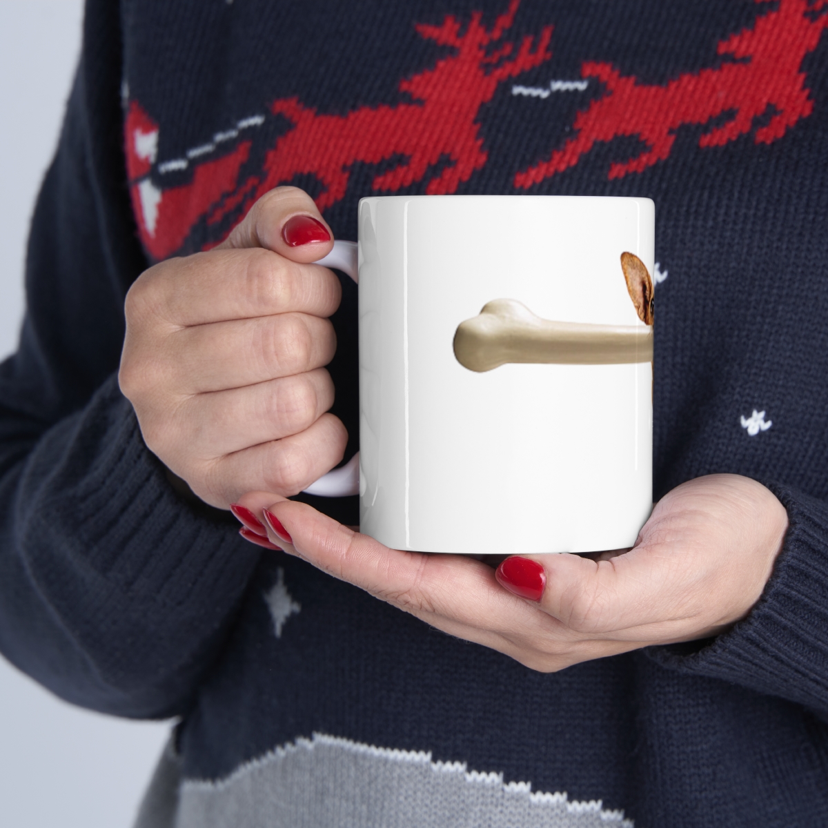 Dog Bone Printed on a Large Ceramic Mug 11oz - Image 11
