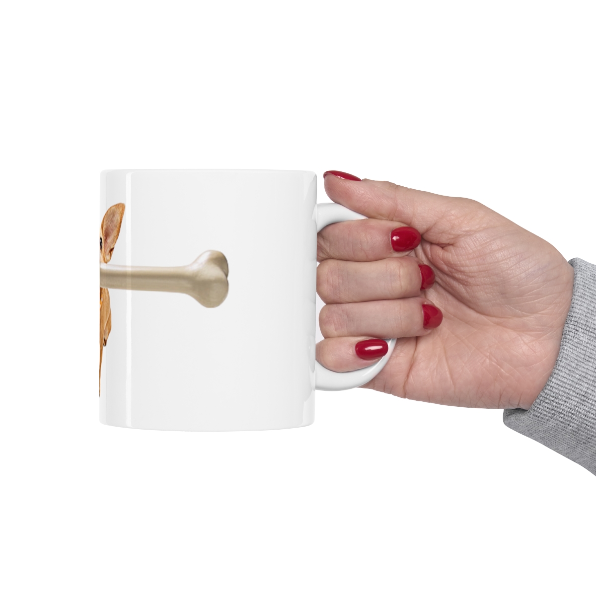 Dog Bone Printed on a Large Ceramic Mug 11oz - Image 12