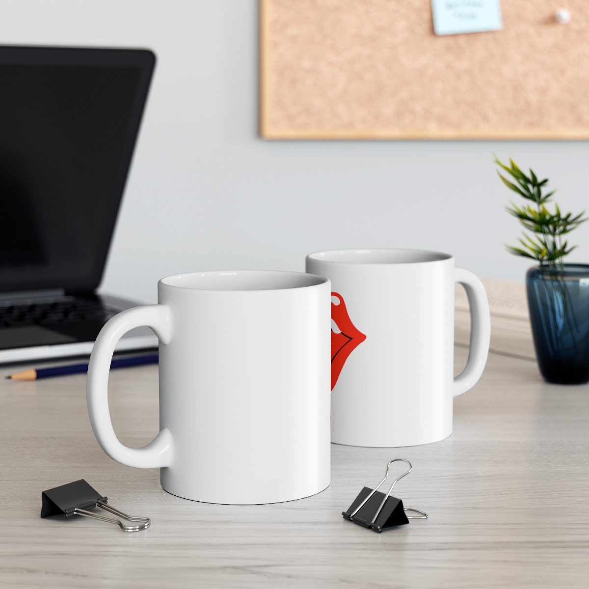 Rolling Stones Printed on a Large Ceramic Mug 11oz - Image 5