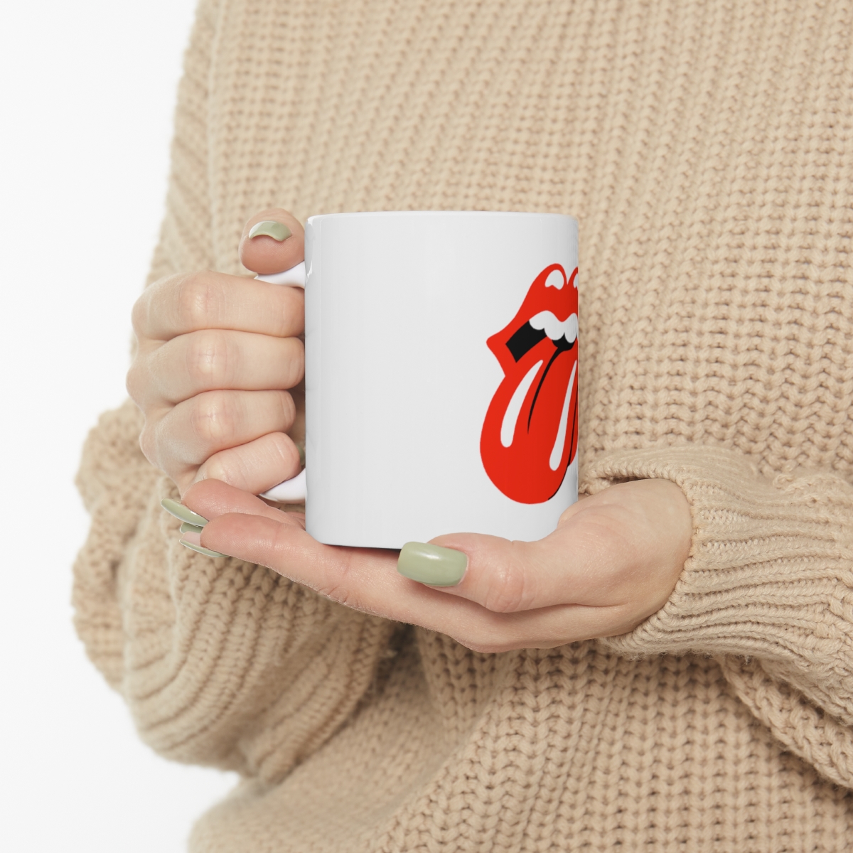 Rolling Stones Printed on a Large Ceramic Mug 11oz - Image 10