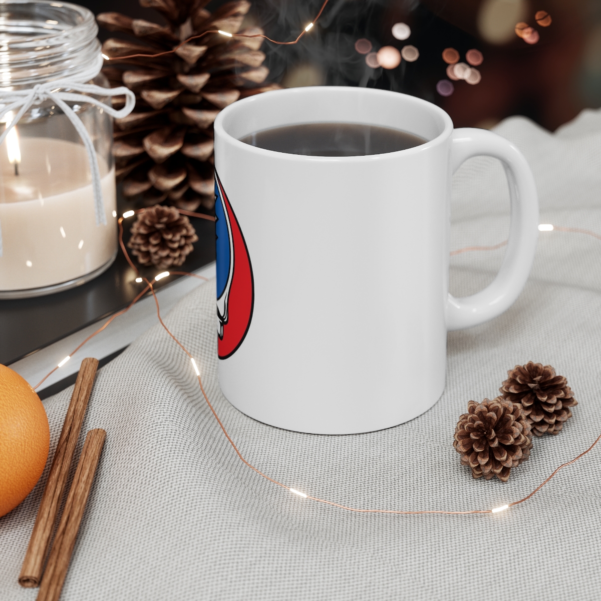 Grateful Dead Printed on a Large Ceramic Mug 11oz - Image 4