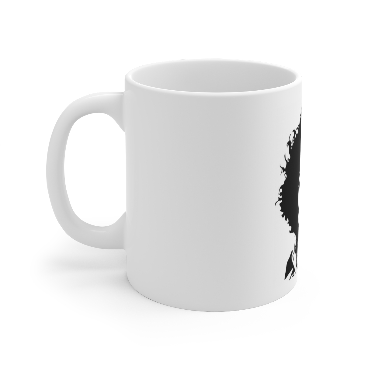 Jimi Hendrix Printed on a Large Ceramic Mug 11oz - Image 2