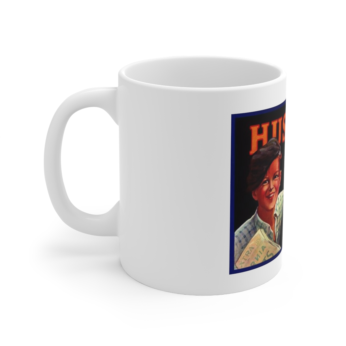 Hustler Printed on a Large Ceramic Mug 11oz - Image 2