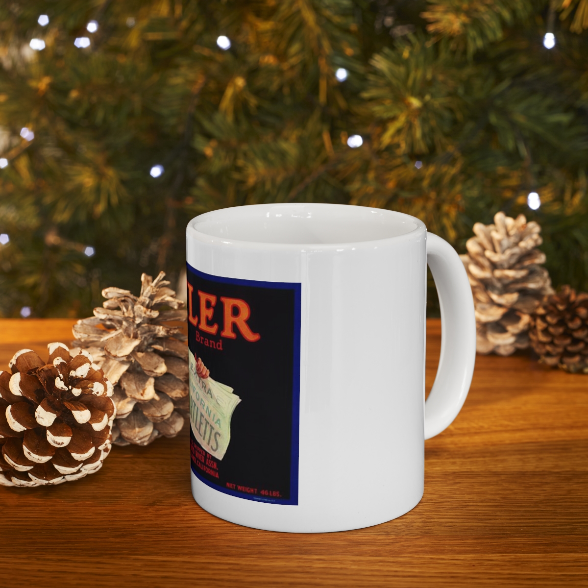 Hustler Printed on a Large Ceramic Mug 11oz - Image 9