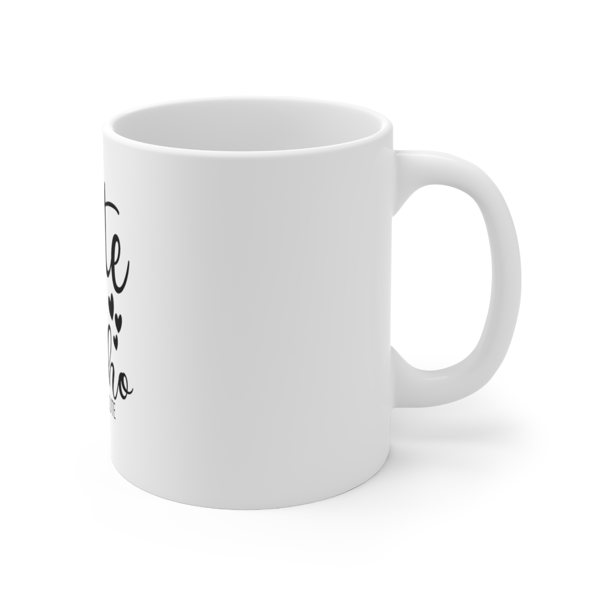 Cute But Psycho Printed on a Large Ceramic Mug 11oz - Image 3
