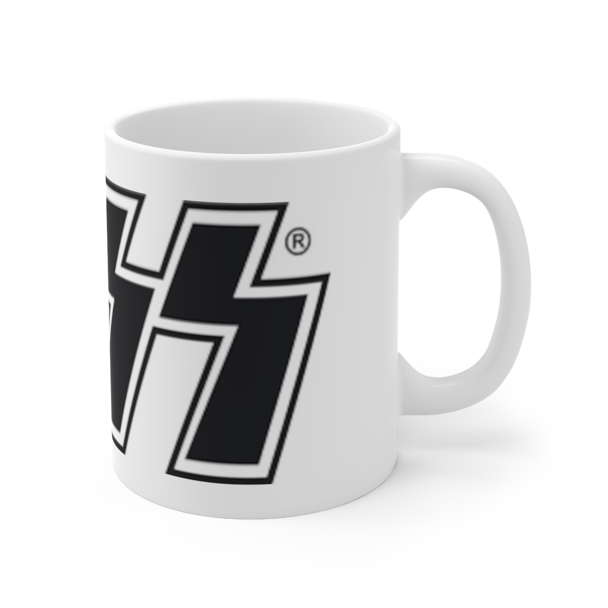KISS Printed on a Large Ceramic Mug 11oz - Image 3