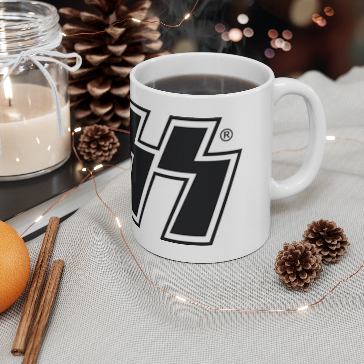 KISS Printed on a Large Ceramic Mug 11oz - Image 4