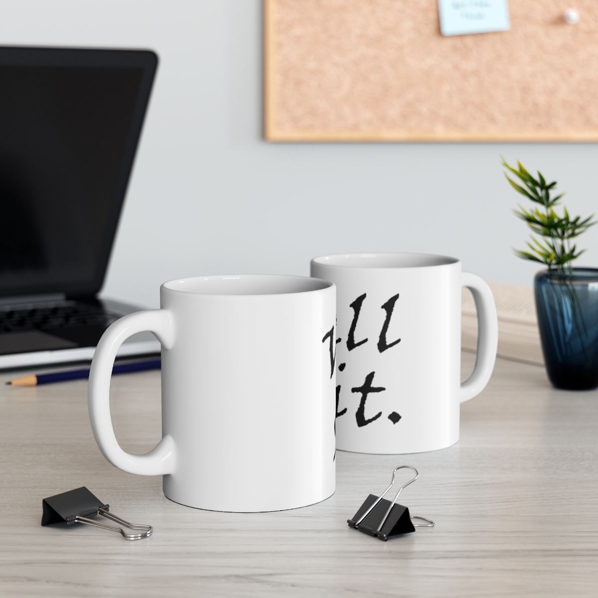 Well shit - Printed on a Large Ceramic Mug 11oz - Image 5