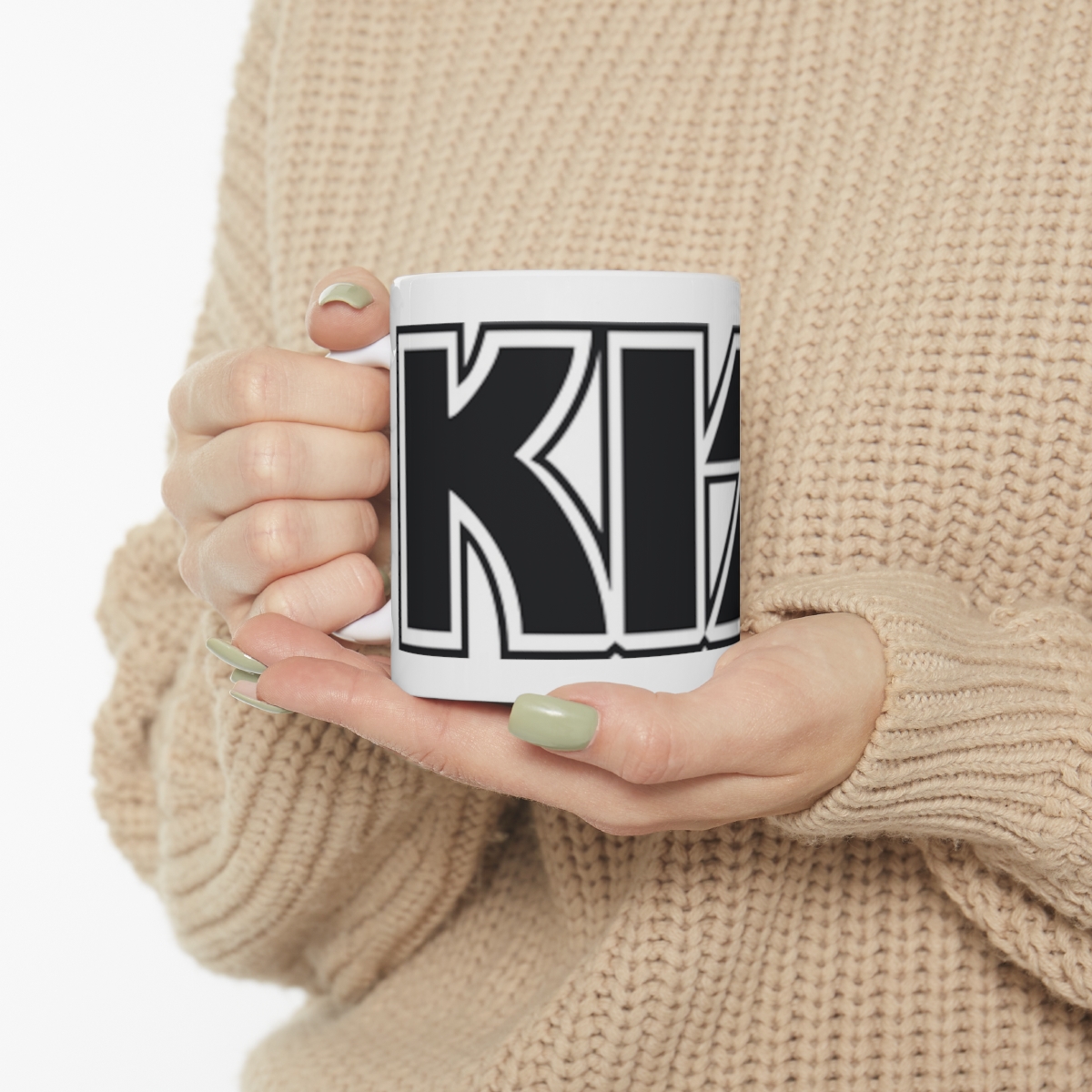 KISS Printed on a Large Ceramic Mug 11oz - Image 10